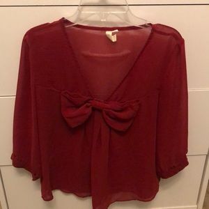 Cute red blouse